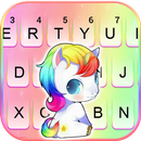 Rainbow Unicorn Baby Keyboard  APK