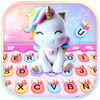 Chủ Đề Bàn Phím Rainbow Unicorn Smile biểu tượng Chủ Đề Bàn Phím Rainbow Unicorn Smile biểu tượng