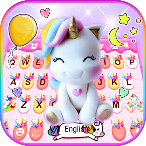 Rainbow Unicorn Smile Tema de 