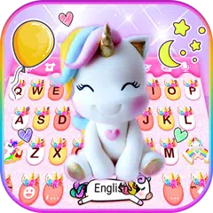 Rainbow Unicorn Smile Keyboard APK download