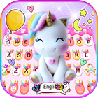 Rainbow Unicorn Smile icon