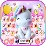 Rainbow Unicorn Smile icono