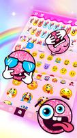 ثيم لوحة المفاتيح Rainbow Unic تصوير الشاشة 2