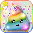 Rainbow Unicorn Poop Keyboard 