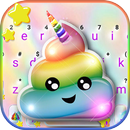 Novo tema de teclado Rainbow U APK