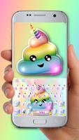 Novo tema de teclado Rainbow U Cartaz