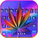 Teclado Rainbow Weed APK
