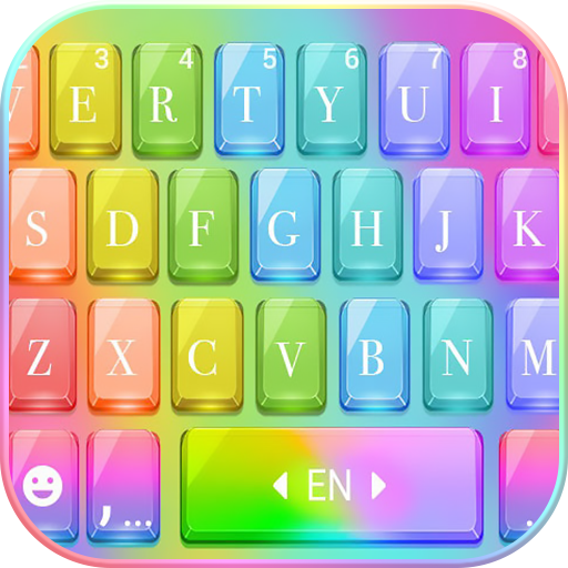 最新版、クールな Rainbow1 のテーマキーボード