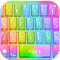 Скачать Тема для клавиатуры Rainbow1 APK