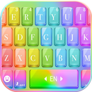 Tema Keyboard Rainbow1 APK