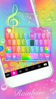 Tema Keyboard Rainbow1 poster