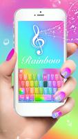 最新版、クールな Rainbow1 のテーマキーボード スクリーンショット 1