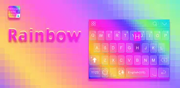 Teclado rainbow