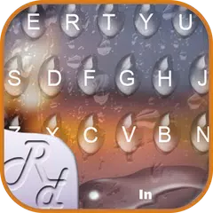 Descargar APK de Romantic Raindrops Fondo de teclado