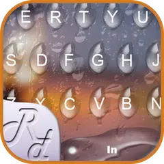 Baixar Fundo do Teclado Romantic Raindrops APK