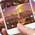 Rainy Paris Keyboard Background