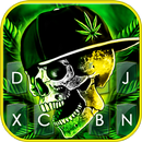 Rasta Weed Skull Theme APK
