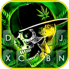 Rasta Weed Skull icon