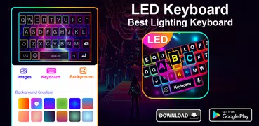 Neon LED Keyboard RGB Colors