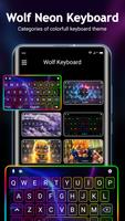 RGB Neon Keyboard Background تصوير الشاشة 1