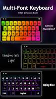 Neón DIRIGIÓ Teclado RGB Color captura de pantalla 2