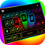 خلفية الكيبورد RGB Neon Spiral أيقونة