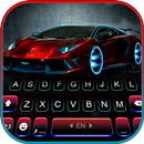 Fond de clavier Red Car Racing APK