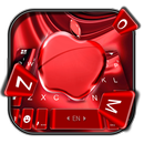 Тема для клавиатуры Red Cherry Blush Apple APK