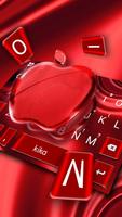 Tema Keyboard Red Cherry Blush Apple screenshot 1