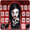 Red Creepy Girl Keyboard Theme APK
