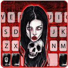 Тема для клавиатуры Red Creepy иконка
