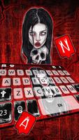Тема для клавиатуры Red Creepy скриншот 1