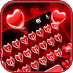 Red Balloon Hearts Teclado