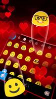 Teclado Red Balloon Hearts imagem de tela 2