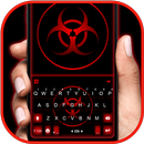Fundo do Teclado Red Biohazard APK
