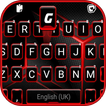 Fundo do Teclado Red Black Tec