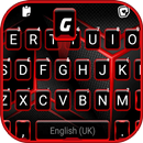 Fundo do Teclado Red Black Tec APK