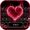 Hình nền bàn phím Red Burning  APK