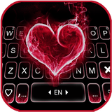 Hình nền bàn phím Red Burning  biểu tượng