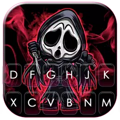 Red Grim Reaper Keyboard Theme Icon