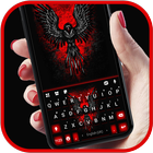 Fond de clavier Red Fire Eagle icône