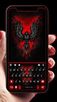 Fond de clavier Red Fire Eagle Affiche