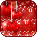 Fond de clavier Red Heart Love APK