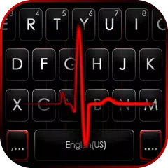 Скачать Фон клавиатуры Red Heartbeat L APK