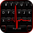 Fond de clavier Red Heartbeat 