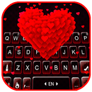 Fond de clavier Red Hearts Lov APK