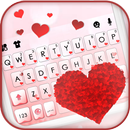 Red Hearts Keyboard Background APK