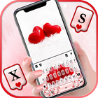 Red Hearts 3D icon