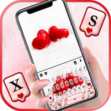 Red Hearts 3D icon