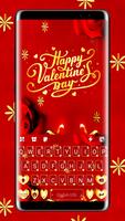 Red Love Valentines Plakat